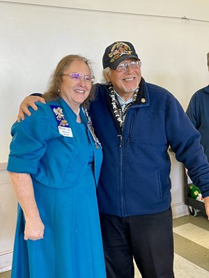 Honorary Partner ceremony for CA VVA Chapter 223 by the CA Chief Solano Chapter NSDAR.